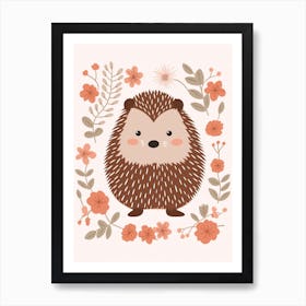 Baby Animal Illustration  Porcupine 2 Art Print