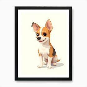 Cute Beagle Dog Poster