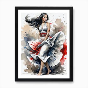 Asian Woman 1 Art Print