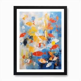 Fish Abstract Expressionism 2 Art Print