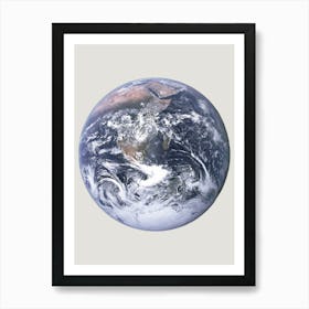 Earth From Space Art Print