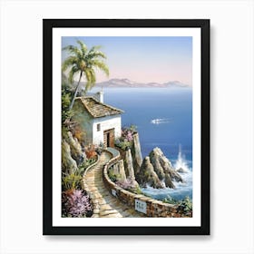 House By The Sea Art Print