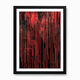 Blood Splatters Art Print