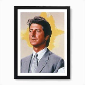 Dustin Hoffman Retro Collage Movies Art Print