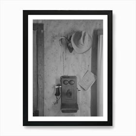 Detail Of Interior Of Home Of Rehabilitation Borrower In Kimble County, Texas By Russell Lee Art Print