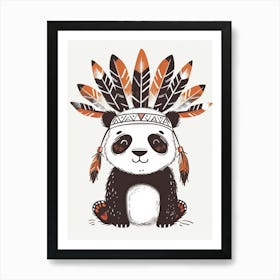 Indian Panda 5 Art Print