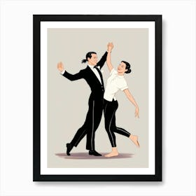 Tango Dancers 3 Art Print