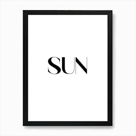 Sun Logo printable 2024. Art Print