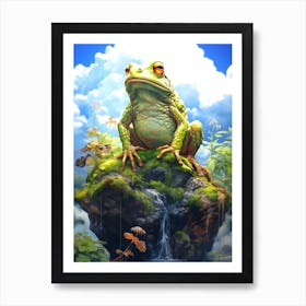 Frog In The Forest 1 Art Print