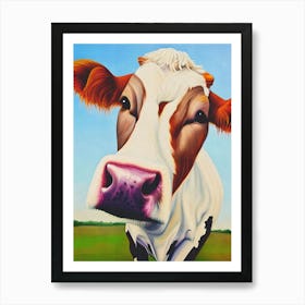 Smile Cow Art Print