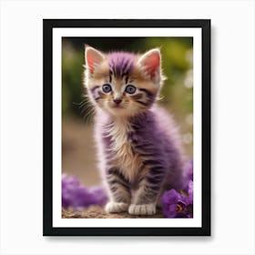 Purple Baby Kit 1 Art Print