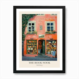 Salzburg Book Nook Bookshop 2 Poster Art Print
