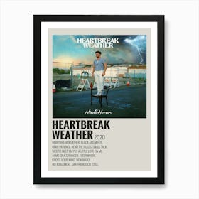 Niall Horan Heartbreak Weather 2020 Album Cover Poster 1 Art Print