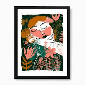 Dreaming Girl 5 Art Print