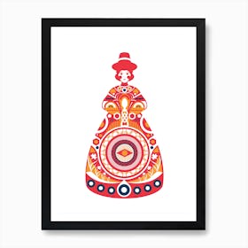 Welsh Lady Art Print