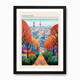 Namsan Park Seoul South Korea 4 Art Print