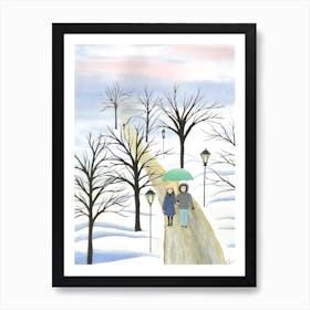 Winter Art Print