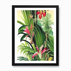 Jungle Botanicals 4 Botanical Art Print