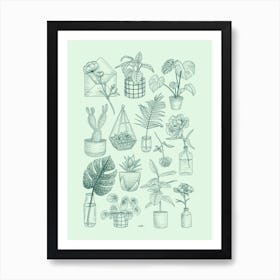 Plants Lover Art Print
