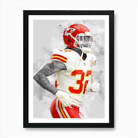 Utyrann Mathieu Kansas City Chiefs Art Print