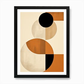 Chic Bauhaus; Ivory Art Print