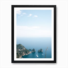 Coast Of Capri Italy Art Print