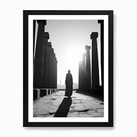 Luxor, Egypt, Black And White Photography 1 Art Print