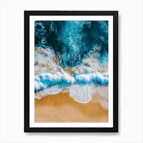 Aerial View Of The Ocean 15 Art Print