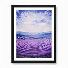 Lavender Fields Canvas Print Art Print