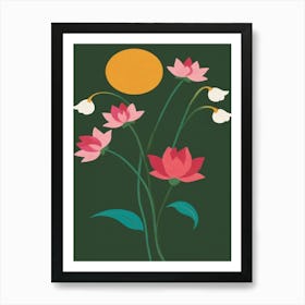 Lotus Flower Art Print