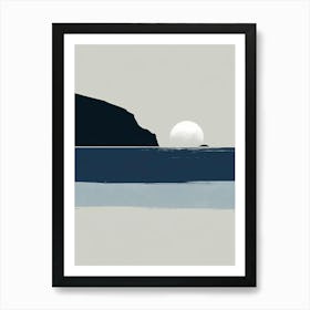 Sun Rising Over The Sea 1 Art Print