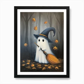 Ghost In The Woods 23 Art Print