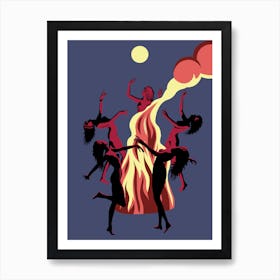 Modern Witches Art Print