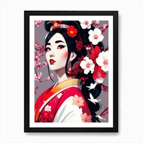 Asian Girl 22 Art Print