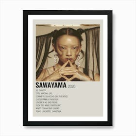 Sawayama 2020 By Maja Poster 1 Art Print