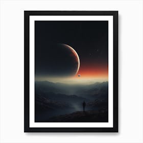Space Wallpaper Art Print