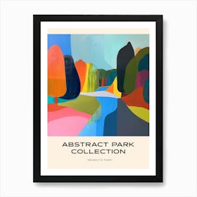 Abstract Park Collection Poster Regents Park London 5 Art Print