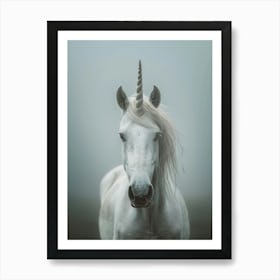 White Unicorn 4 Art Print