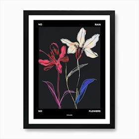 No Rain No Flowers Poster Cyclamen 4 Art Print