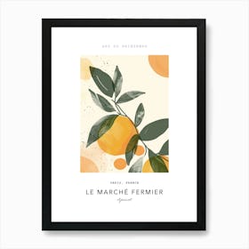 Apricot Le Marche Fermier Poster 3 Art Print