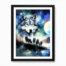 Wild Animal Illustration 137 Art Print