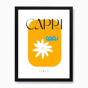 Capri Travel  Art Print