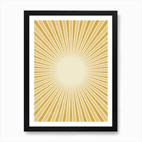 Abstract Sun Flares 2 Art Print