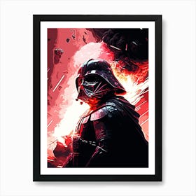 Darth Vader Star Wars movie 11 Art Print