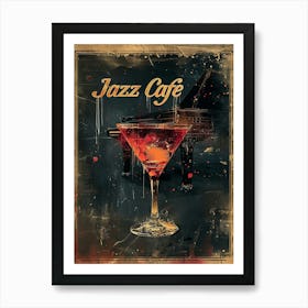 Jazz Cafe 15 Art Print