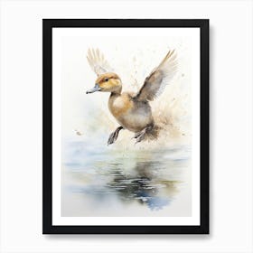 Duckling Taking Flight 2 Art Print