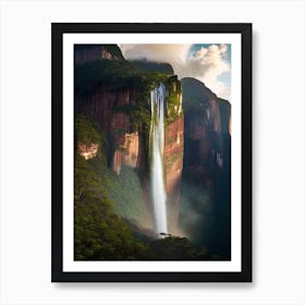 Angel Falls, Venezuela Realistic Photograph (4) Art Print