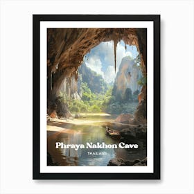 Phraya Nakhon Cave Thailand Travel Art Art Print