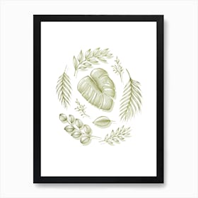 Boho Botanicals Art Print