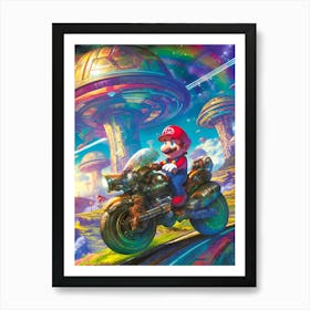 Mario Bros 6 Art Print